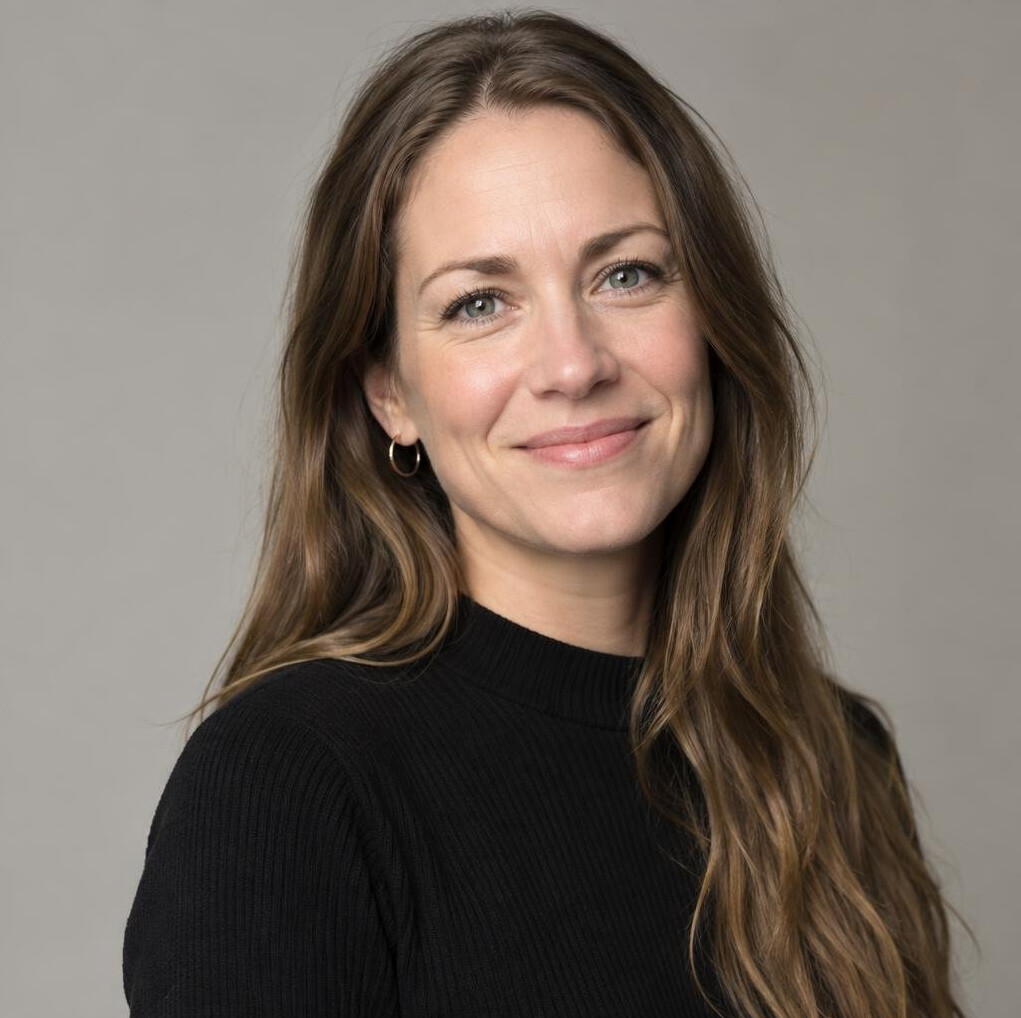 Portrait of a Norwegian woman lighting designer
